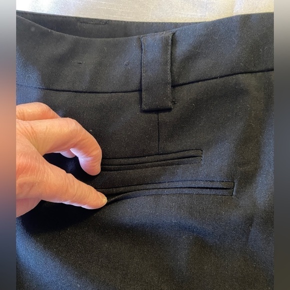 Suzy Shier Zip-Front Trousers Black Ladies 9/10 - Picture 11 of 15